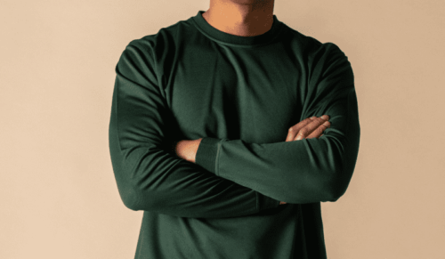 romp foto armen over elkaar shirt longsleeve cooldry
