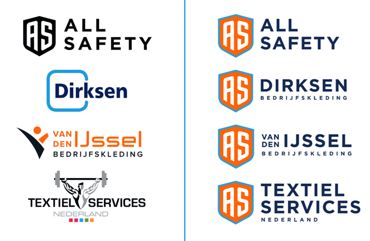 oude logo's worden nieuwe logo's