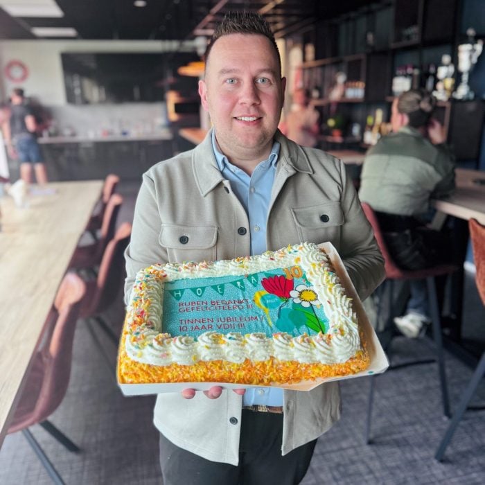Ruben 10 jaar in dienst